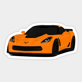 Z06 ORANGE Sticker